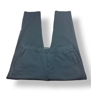 MUNICIPAL Men's Charcoal Gray Chino Pants Size 38x31 Utility Stretch